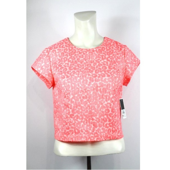 Juicy Couture Tops - NEW Juicy Couture Animal Print Pink Crop Top